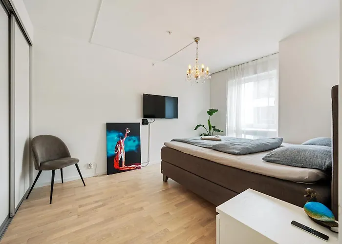 Roomsly - Flat With Private Balcony * 베르겐